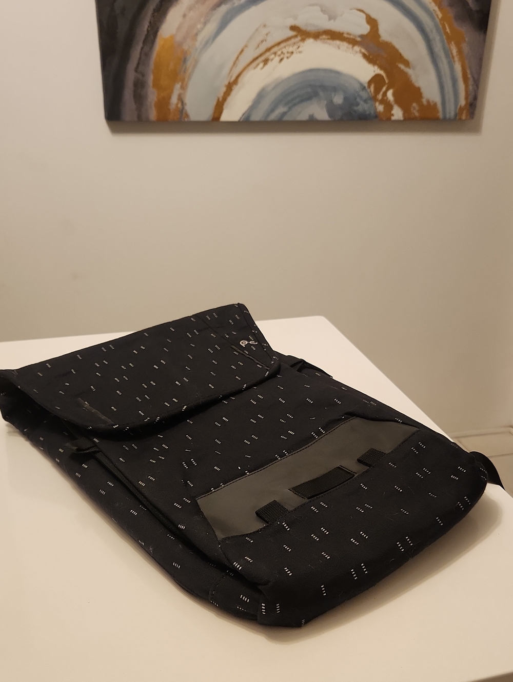 POCampo Slim Black Crossbody Backpack